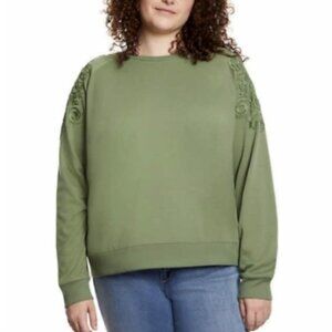 Torrid Green Crew Neck Sweater